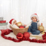 weihnachts-shooting mit kinder